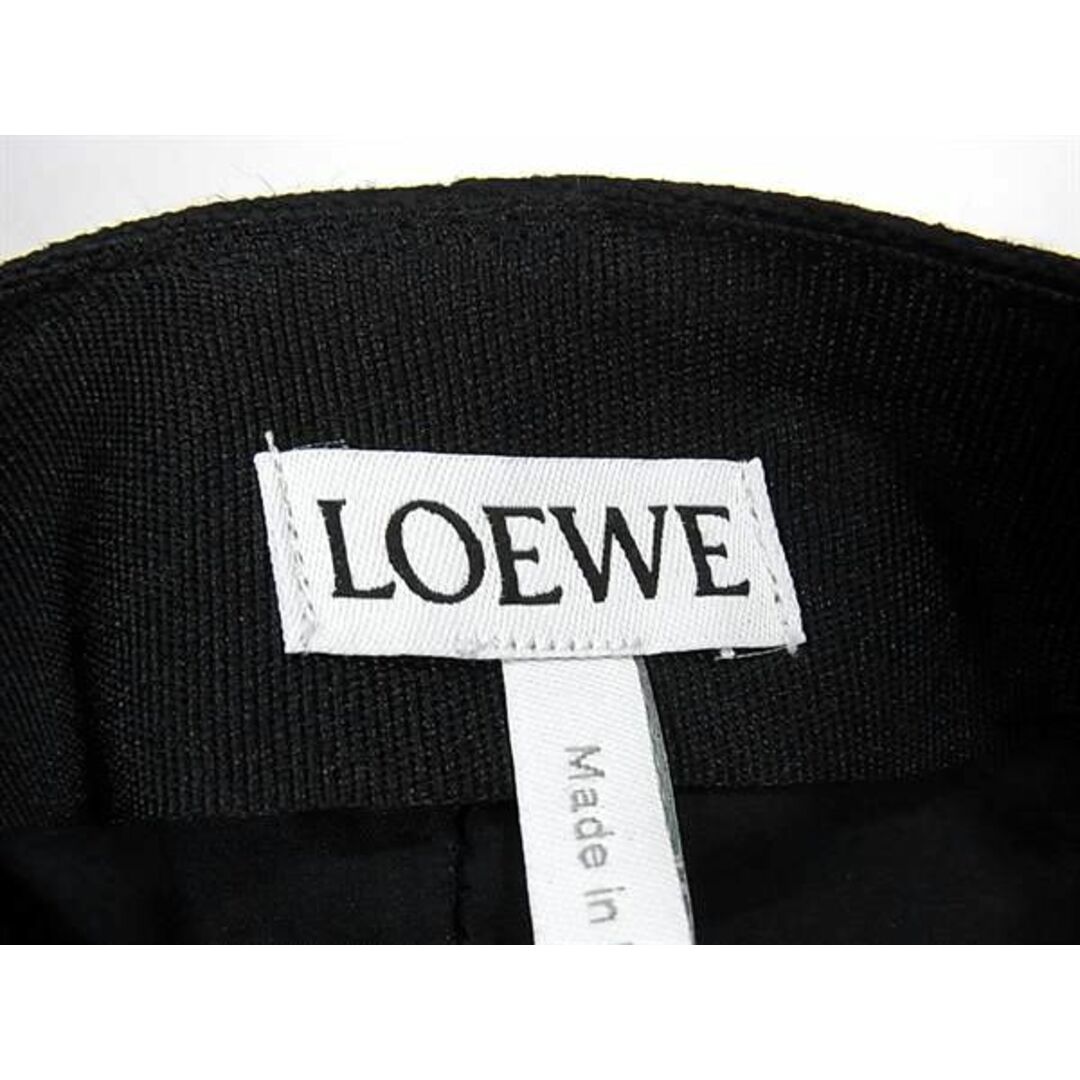 LOEWE(ロエベ)の■新品同様■ LOEWE ロエベ ポリアミド×コットン×アクリル キャップ 帽子 レディース メンズ ブラック系 AS5268  レディースのアクセサリー(その他)の商品写真