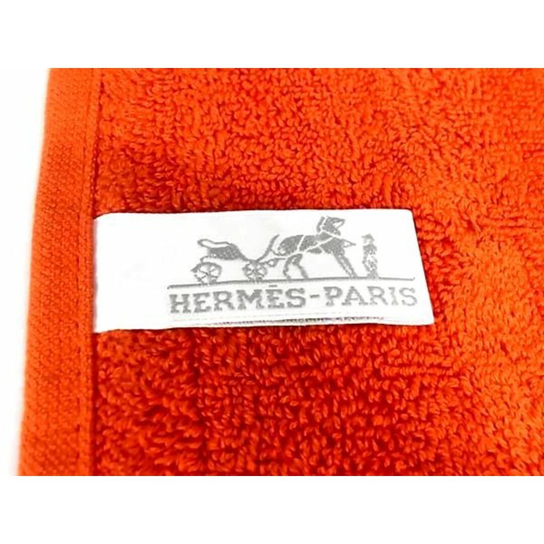 Hermes(エルメス)の■新品■未使用■ HERMES エルメス ステアーズ コットン100％ ハンドタオル ハンカチ レディース メンズ オレンジ系 AU7751  レディースのファッション小物(その他)の商品写真