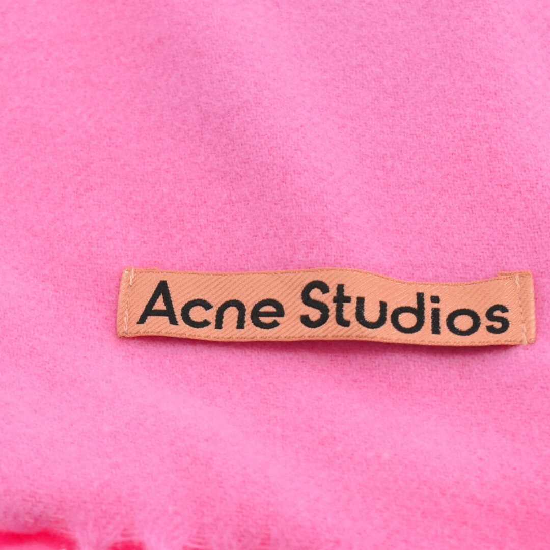 Acne Studios(アクネストゥディオズ)のAcne Studios アクネ ストゥディオズ フリンジウールマフラー ストール ピンク CA0210 メンズのファッション小物(マフラー)の商品写真