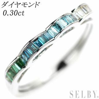 K18WG ダイヤモンド リング 0.30ct(リング(指輪))