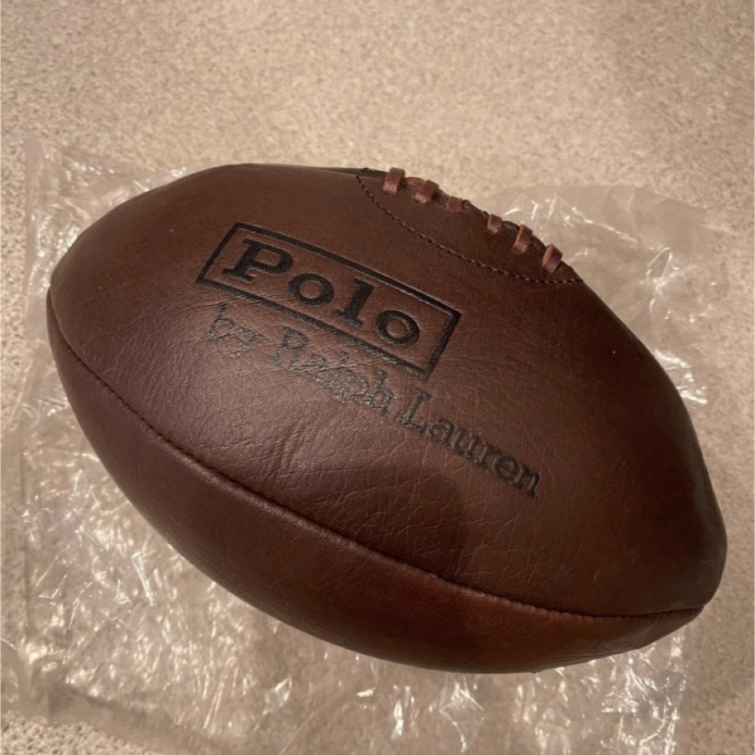 POLO RALPH LAUREN(ポロラルフローレン)の非売品 Polo Ralph Lauren 新品未使用ラグビーボール スポーツ/アウトドアのスポーツ/アウトドア その他(ラグビー)の商品写真