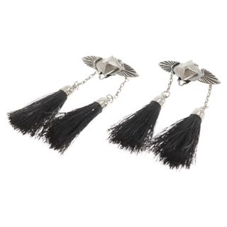 TOGA - TOGA トーガ Metal fringe earrings メタル ダブルフリンジ イヤリング TP82-AK275 シルバー/ブラック