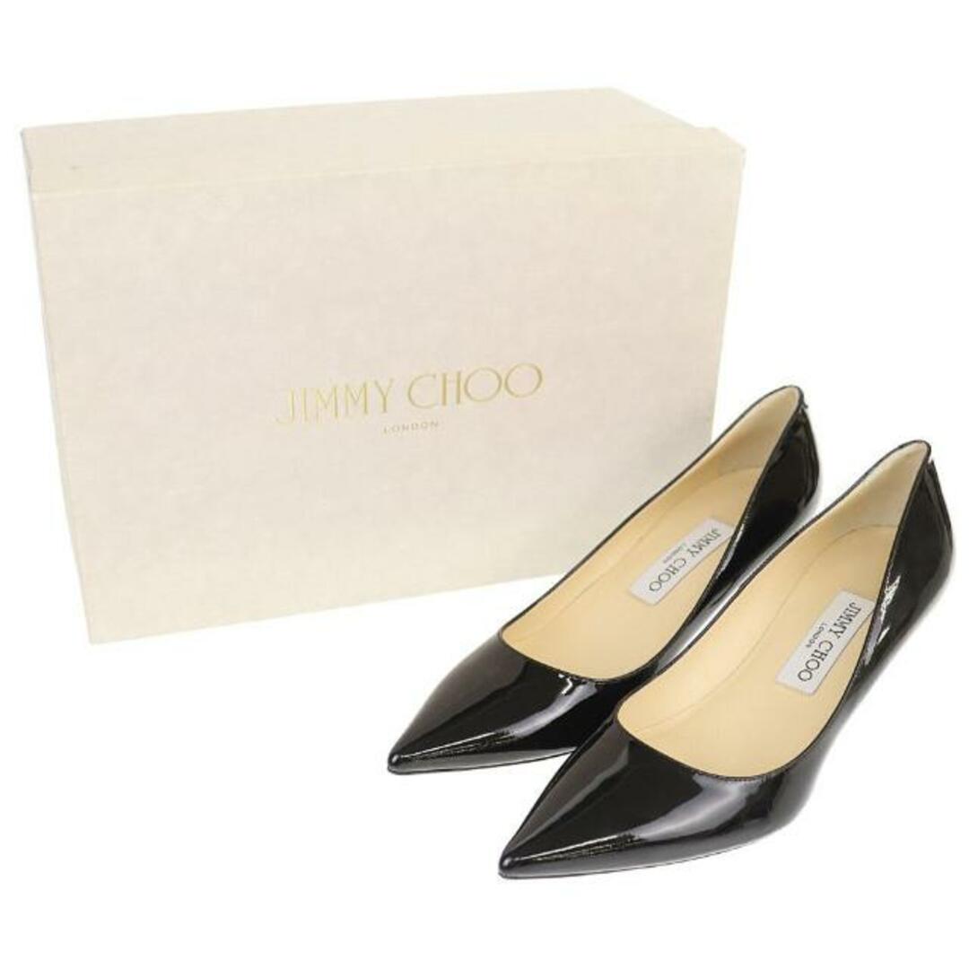 JIMMY CHOO - ジミーチュウ 靴 パンプス サイズ37 約24m 中古 ブラック JIMMY CHOO - ジミーチュウ 靴 パンプス サイズ37 約24m 中古 ブラック