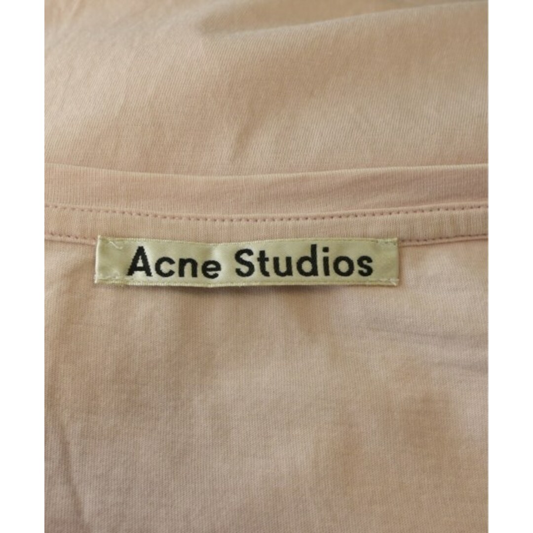 Acne Studios(アクネストゥディオズ)のAcne Studios アクネストゥディオズ Tシャツ・カットソー S ピンク 【古着】【中古】 レディースのトップス(カットソー(半袖/袖なし))の商品写真