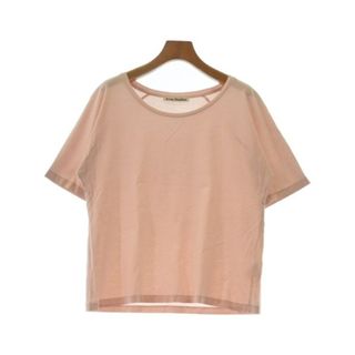 アクネストゥディオズ(Acne Studios)のAcne Studios アクネストゥディオズ Tシャツ・カットソー S ピンク 【古着】【中古】(カットソー(半袖/袖なし))