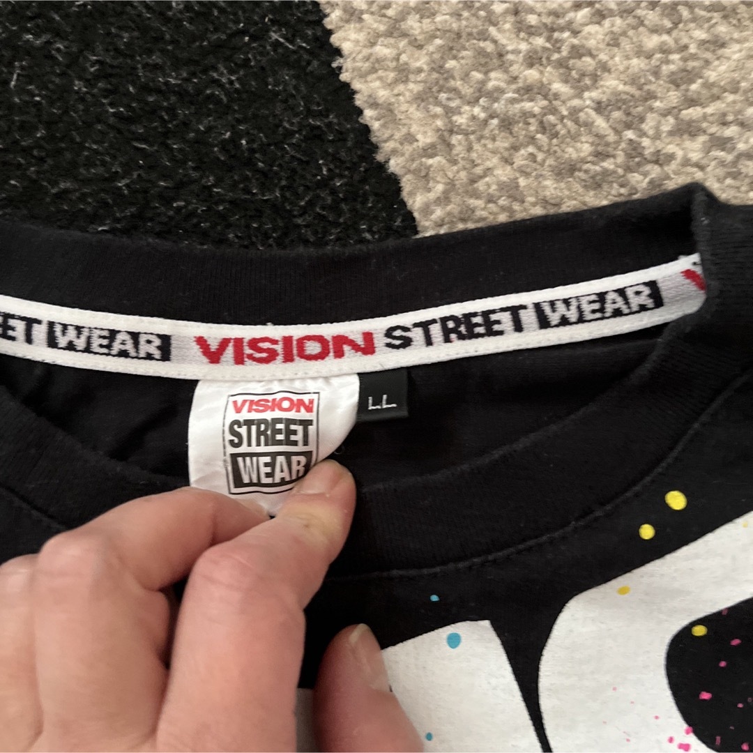 VISION STREET WEAR(ヴィジョン ストリート ウェア)のビジョンストリートウェア　黒Tシャツ メンズのトップス(Tシャツ/カットソー(半袖/袖なし))の商品写真
