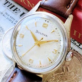 ブローバ(Bulova)の#2949【シックでお洒落】メンズ 腕時計 ブローバ BULOVA 手巻き(腕時計(アナログ))