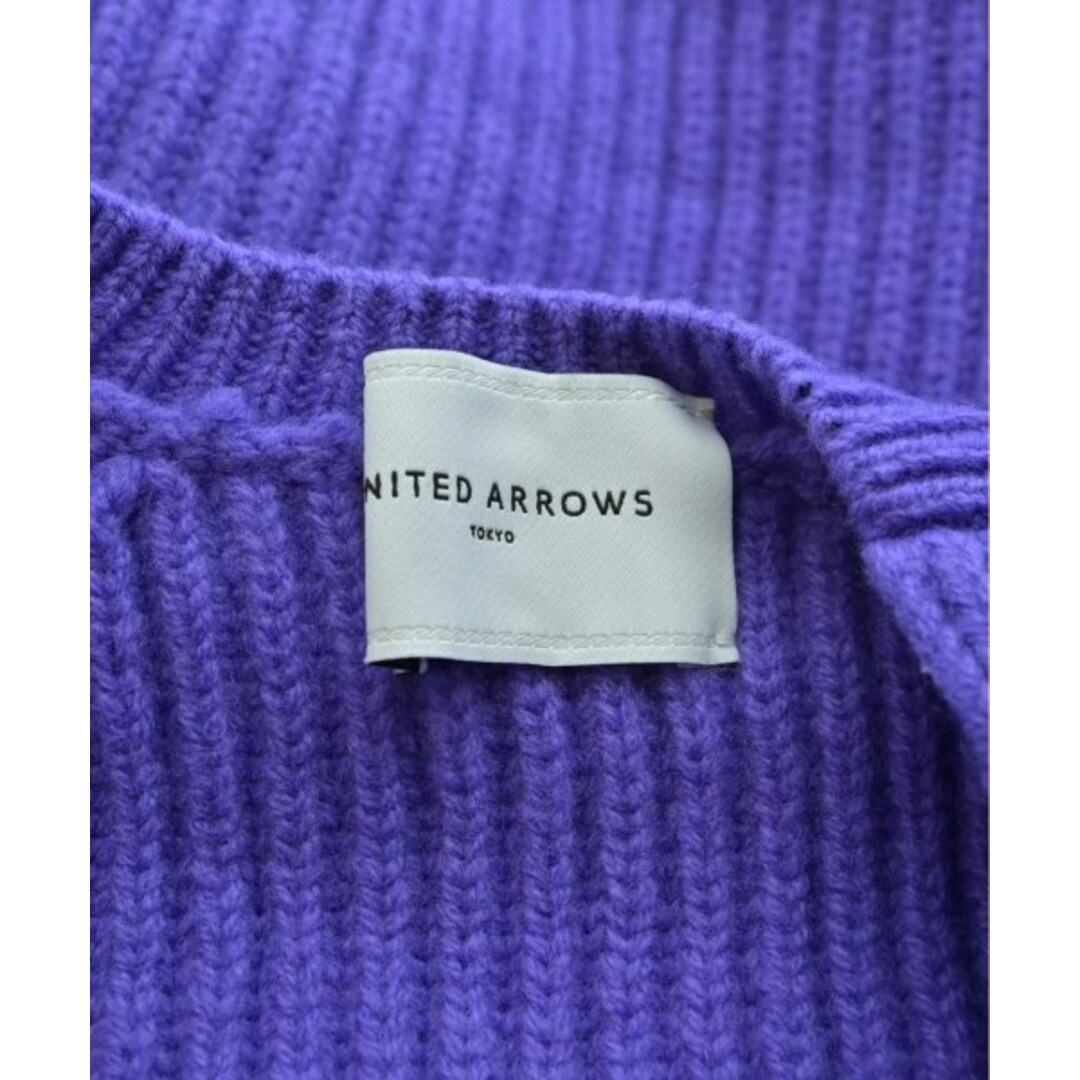 UNITED ARROWS(ユナイテッドアローズ)のUNITED ARROWS ユナイテッドアローズ ニット・セーター F 紫 【古着】【中古】 レディースのトップス(ニット/セーター)の商品写真