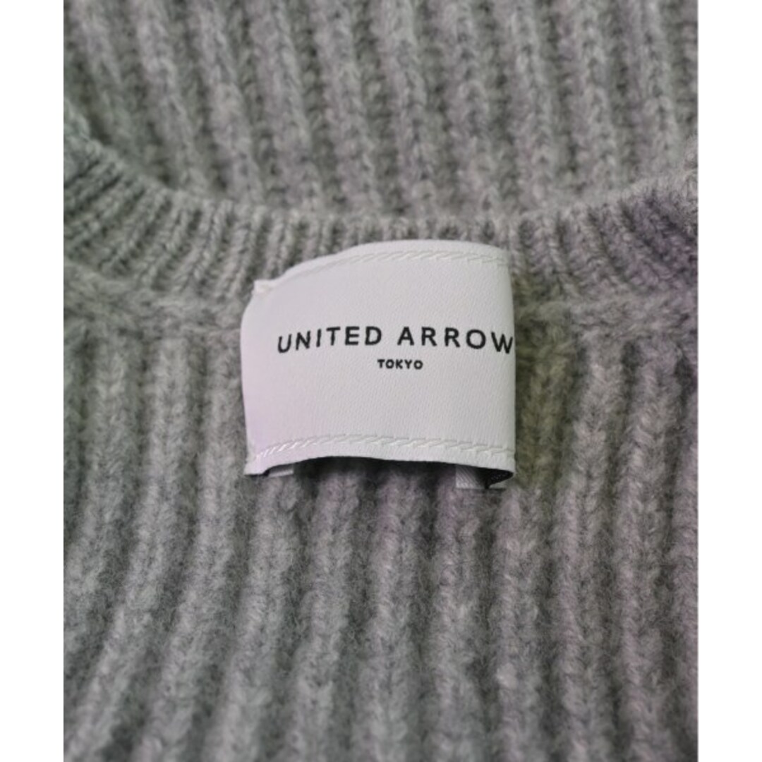 UNITED ARROWS(ユナイテッドアローズ)のUNITED ARROWS ニット・セーター -(XL位) グレー 【古着】【中古】 レディースのトップス(ニット/セーター)の商品写真