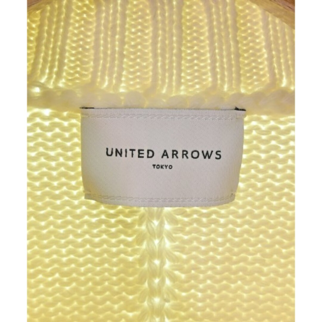 UNITED ARROWS(ユナイテッドアローズ)のUNITED ARROWS ユナイテッドアローズ ニット・セーター F 白 【古着】【中古】 レディースのトップス(ニット/セーター)の商品写真