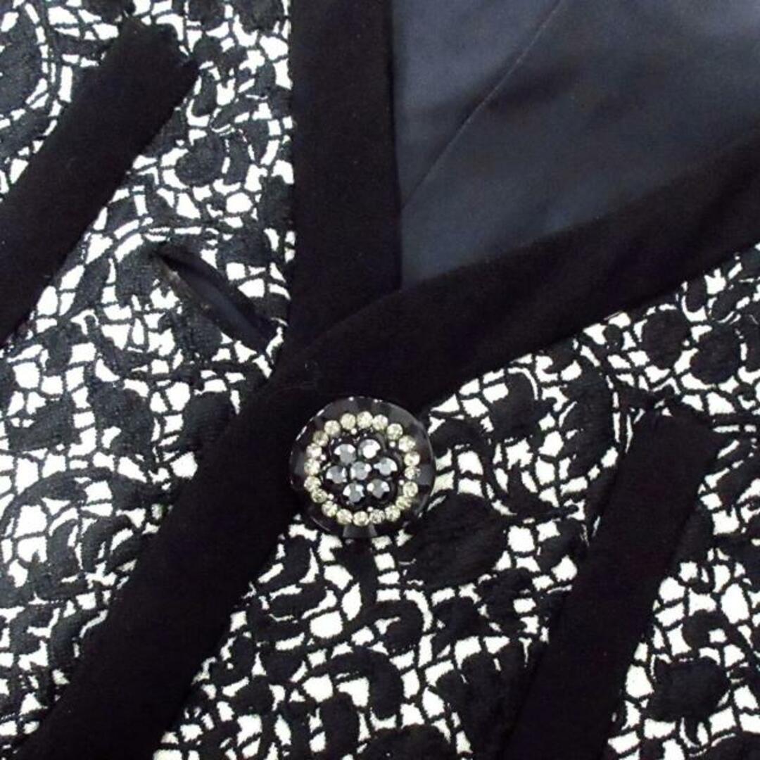 EPOCA(エポカ)のEPOCA(エポカ) ジャケット サイズ38 M レディース - 黒×白 総柄 レディースのジャケット/アウター(その他)の商品写真