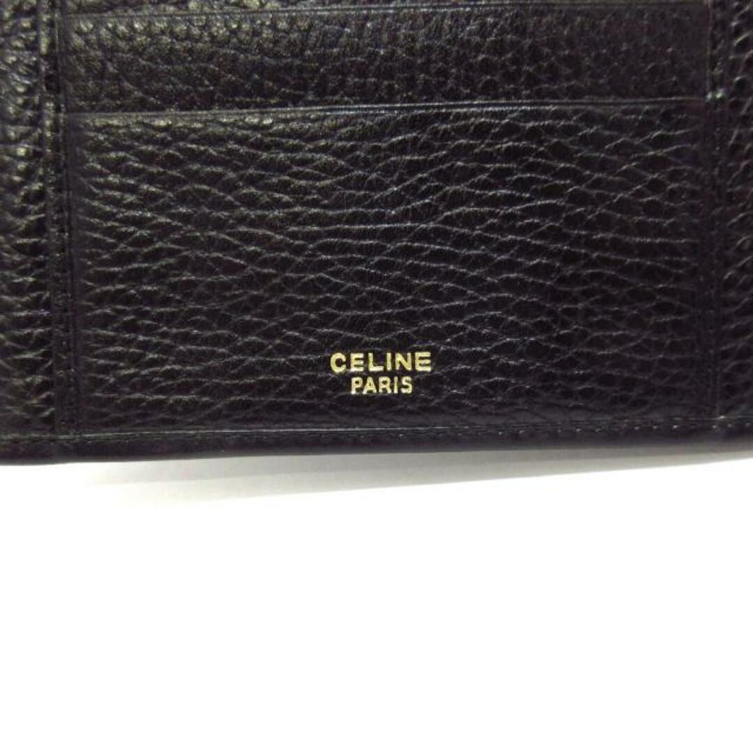 celine(セリーヌ)のCELINE(セリーヌ) 札入れ - 黒 レザー レディースのファッション小物(財布)の商品写真