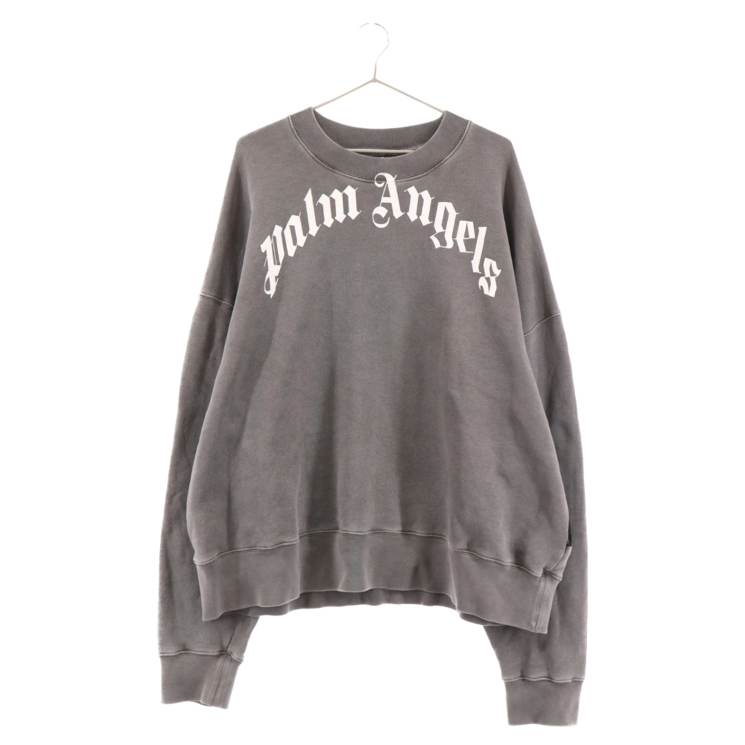 Palm Angels パームエンジェルス Curved Logo Sweatshirt カーブ Palm Angels パームエンジェルス Curved Logo Sweatshirt カーブ