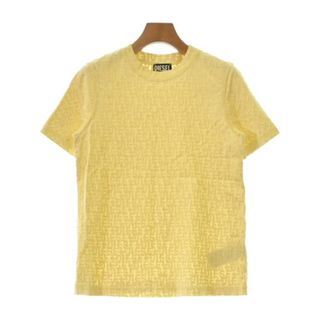 DIESEL - DIESEL ディーゼル Tシャツ・カットソー XS 黄(総柄) 【古着】【中古】