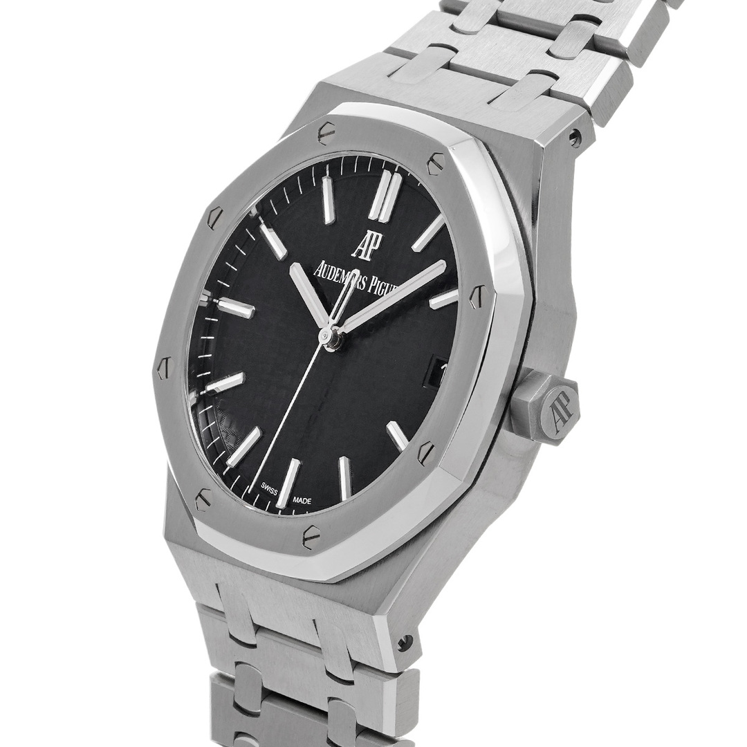 AUDEMARS PIGUET(オーデマピゲ)の中古 オーデマ ピゲ AUDEMARS PIGUET 15500ST.OO.1220ST.03 ブラック メンズ 腕時計 メンズの時計(腕時計(アナログ))の商品写真