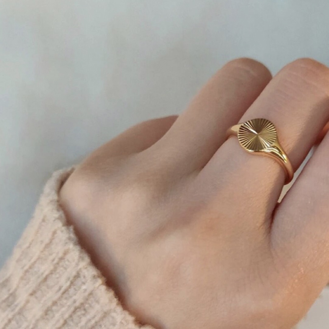 TOMORROWLAND(トゥモローランド)の【Design gold ring】#099 18k レディースのアクセサリー(リング(指輪))の商品写真