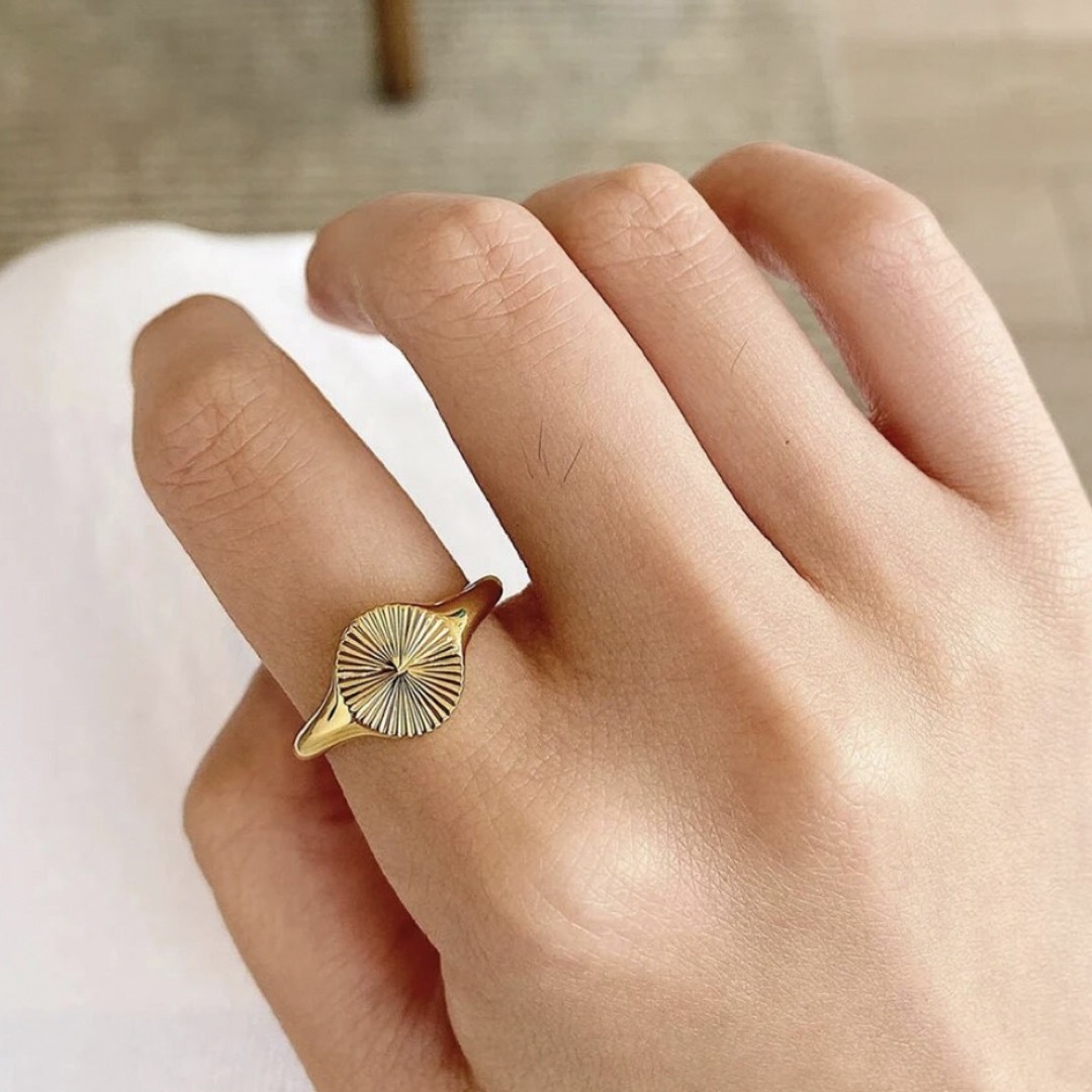 TOMORROWLAND(トゥモローランド)の【Design gold ring】#099 18k レディースのアクセサリー(リング(指輪))の商品写真