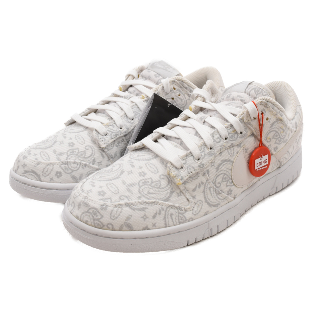 NIKE(ナイキ)のNIKE ナイキ WMNS DUNK LOW ESS ウィメンズ ダンクロー ESS ホワイトペイズリー ローカットスニーカーシューズ ホワイト US11.5 DJ9955-100 メンズの靴/シューズ(スニーカー)の商品写真