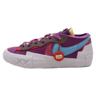 ナイキ(NIKE)のNIKE ナイキ ×SACAI×KAWS BLAZER LOW サカイ カウズ ブレーザー ローカットスニーカー パープル US10 DM7901-500(スニーカー)