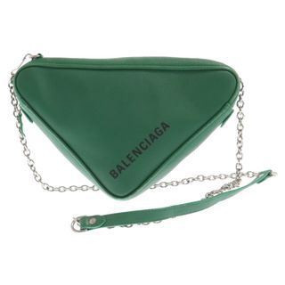 バレンシアガ(Balenciaga)のBALENCIAGA バレンシアガ triangle duffle bag xs トライアングルダッフル ショルダーバッグ グリーン レザー 516666(ショルダーバッグ)