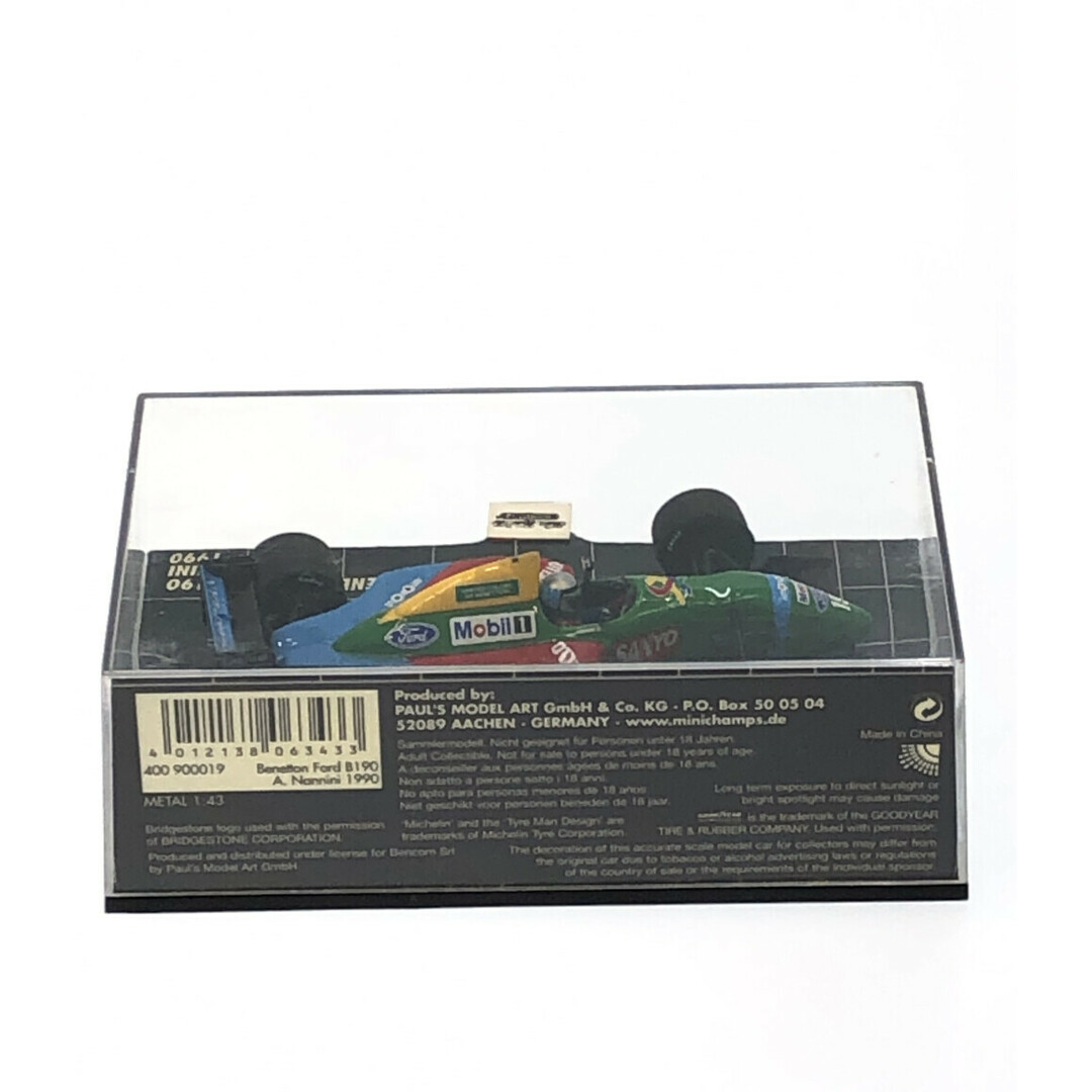 Benetton Ford B190 RIELLO 19 エンタメ/ホビーのおもちゃ/ぬいぐるみ(ミニカー)の商品写真