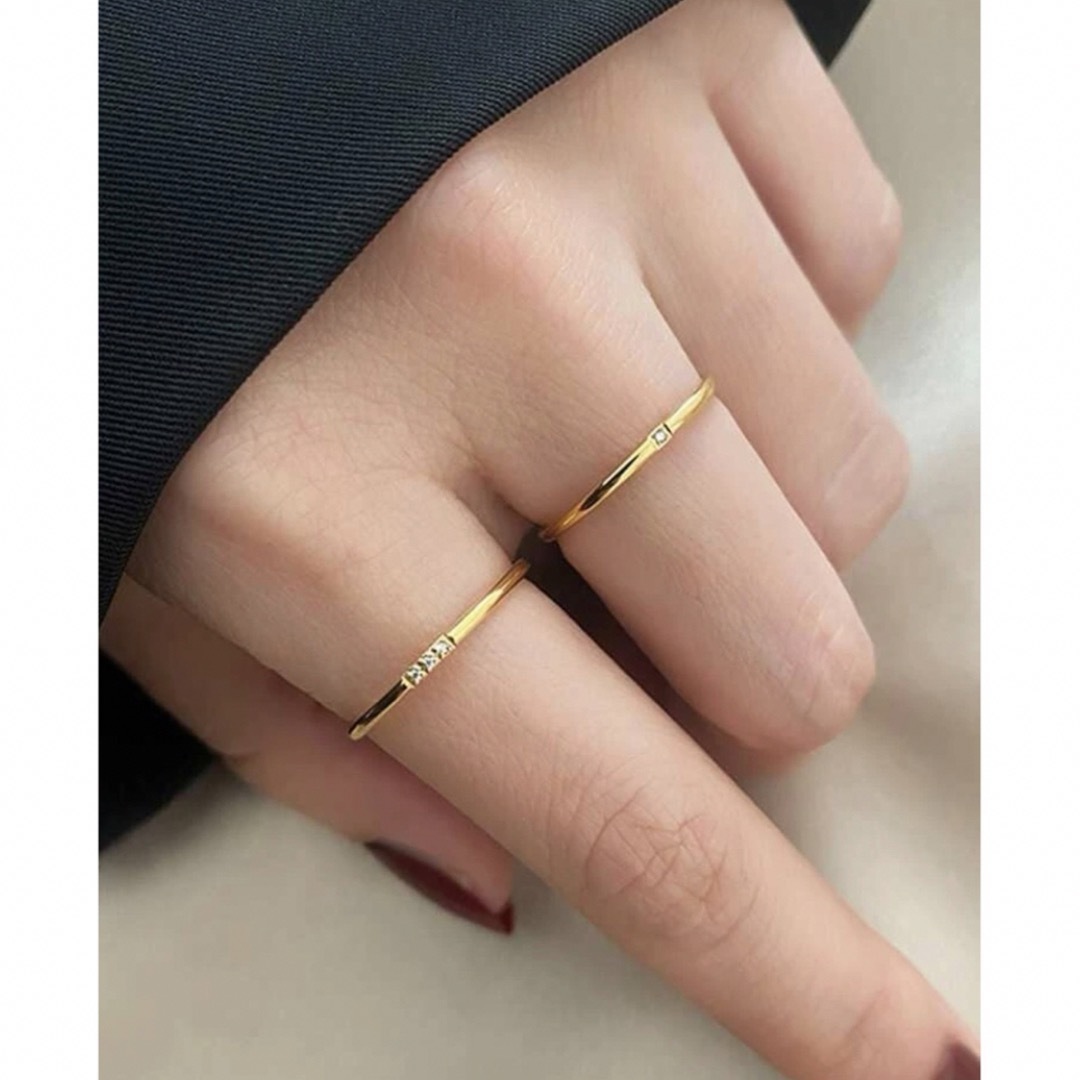 TOMORROWLAND(トゥモローランド)の【Design gold ring set】#021 レディースのアクセサリー(リング(指輪))の商品写真