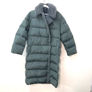 マックスマーラ(Max Mara)のマックスマーラ MAX MARA FRISIA テディ ロング  149603266 アパレル アウター ロングコート QRコード付 ファー ダウンコート ポリエステル ダークグレー グレー 未使用(その他)