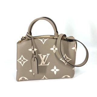 ルイヴィトン(LOUIS VUITTON)のルイヴィトン LOUIS VUITTON プティパレPM M58914 モノグラムアンプラント 2WAY ショルダーバッグ カバン 斜め掛け ハンドバッグ モノグラムアンプラントレザー トゥルトレール クレーム ベージュ 新品同様(ハンドバッグ)