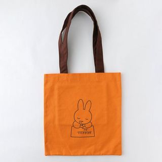 ミッフィー(miffy)のミッフィー トートバッグ（letter） かばん バッグ おでかけ オレンジ(トートバッグ)