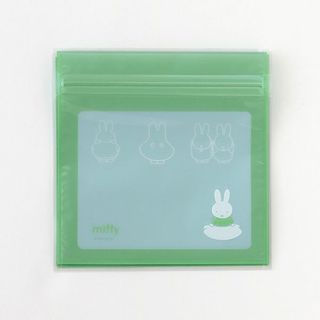 ミッフィー(miffy)のミッフィー miffy ジッパーバッグ（obake） GREEN FLASH(その他)