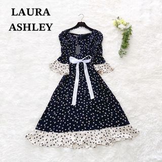 ローラアシュレイ(LAURA ASHLEY)の2点 新品未使用 ローラアシュレイ 大きいサイズ ロングワンピース フリル XL(ロングワンピース/マキシワンピース)