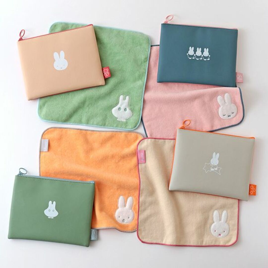 miffy(ミッフィー)のミッフィー miffy タオルハンカチ(orange) GREEN FLASH インテリア/住まい/日用品の文房具(その他)の商品写真