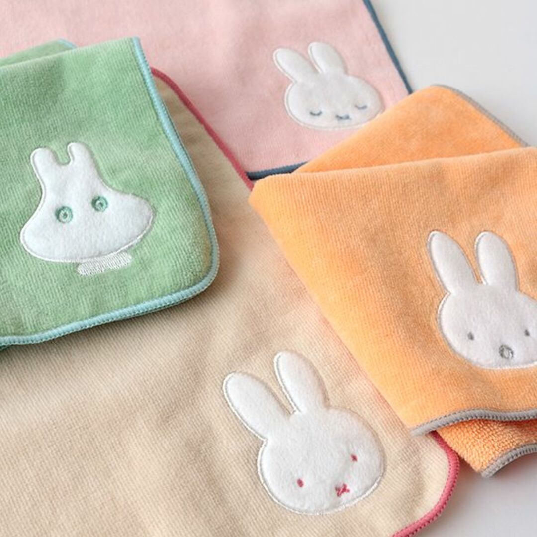 miffy(ミッフィー)のミッフィー miffy タオルハンカチ(orange) GREEN FLASH インテリア/住まい/日用品の文房具(その他)の商品写真