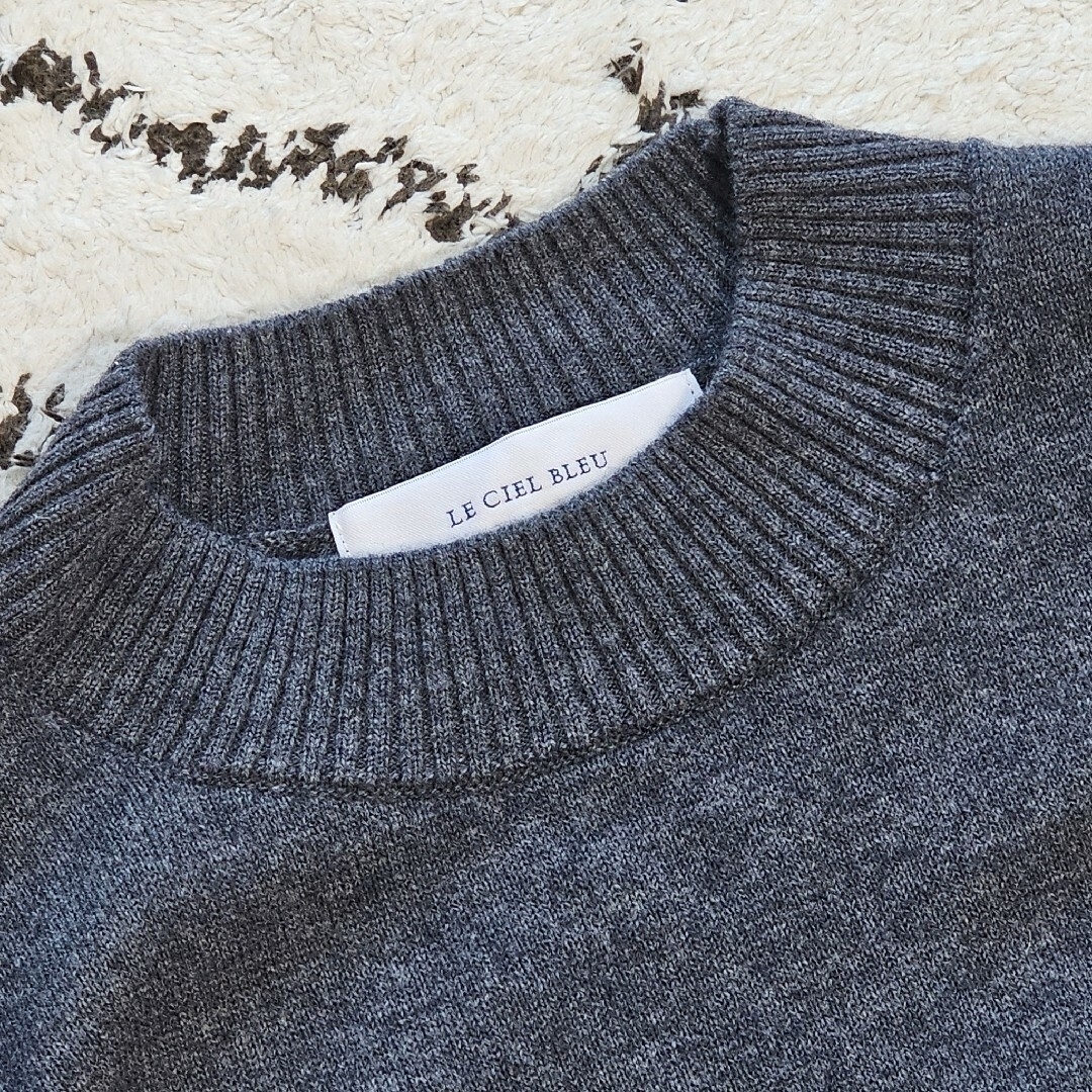 LE CIEL BLEU(ルシェルブルー)のルシェルブルー　Pearl Sleeve Knit レディースのトップス(ニット/セーター)の商品写真