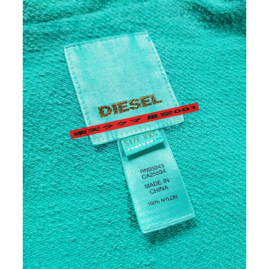 DIESEL(ディーゼル)の新品 DIESEL エメラルド レディース ブルゾンジャケット ディーゼル 革 レディースのジャケット/アウター(ブルゾン)の商品写真