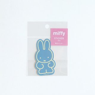 ミッフィー(miffy)のミッフィー miffy ステッカー（ブルー） シール 日本製(その他)