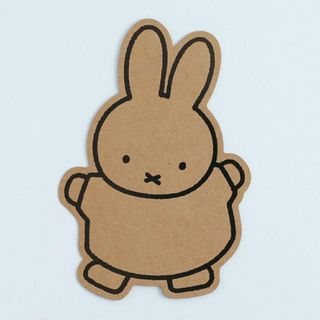 ミッフィー(miffy)のミッフィー miffy ダイカットポストカード （dance） ハガキ 文具 日本製(ノートPC)