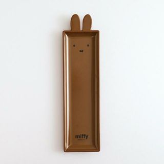 ミッフィー(miffy)のミッフィー miffy ロングステーショナリートレイ（brown） 文具(ノートPC)