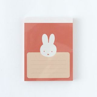 ミッフィー(miffy)のミッフィー ポップアップメモパッド miffy メモ帳 文具 ステーショナリー レッド(その他)