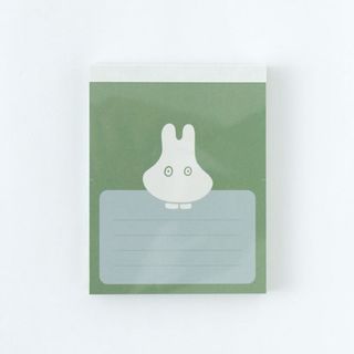 ミッフィー(miffy)のミッフィー ポップアップメモパッド obake メモ帳 文具 ステーショナリー グリーン(その他)