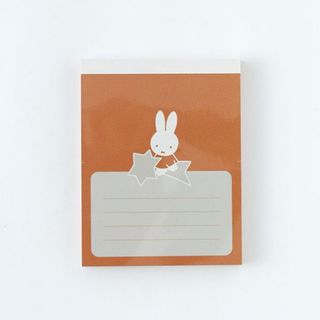 ミッフィー(miffy)のミッフィー ポップアップメモパッド star メモ帳 文具 ステーショナリー オレンジ(その他)