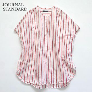 ジャーナルスタンダード(JOURNAL STANDARD)の美品✨ジャーナルスタンダード リネン コットン ゆったり ブラウス シャツ 春夏(シャツ/ブラウス(半袖/袖なし))