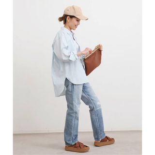 アパルトモンドゥーズィエムクラス(L'Appartement DEUXIEME CLASSE)の新品未使用　アパルトモン　FINX COTTON SHIRT シャツ(シャツ/ブラウス(長袖/七分))