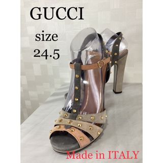 グッチ(Gucci)のGUCCI   グッチ　スエード　サンダル(サンダル)