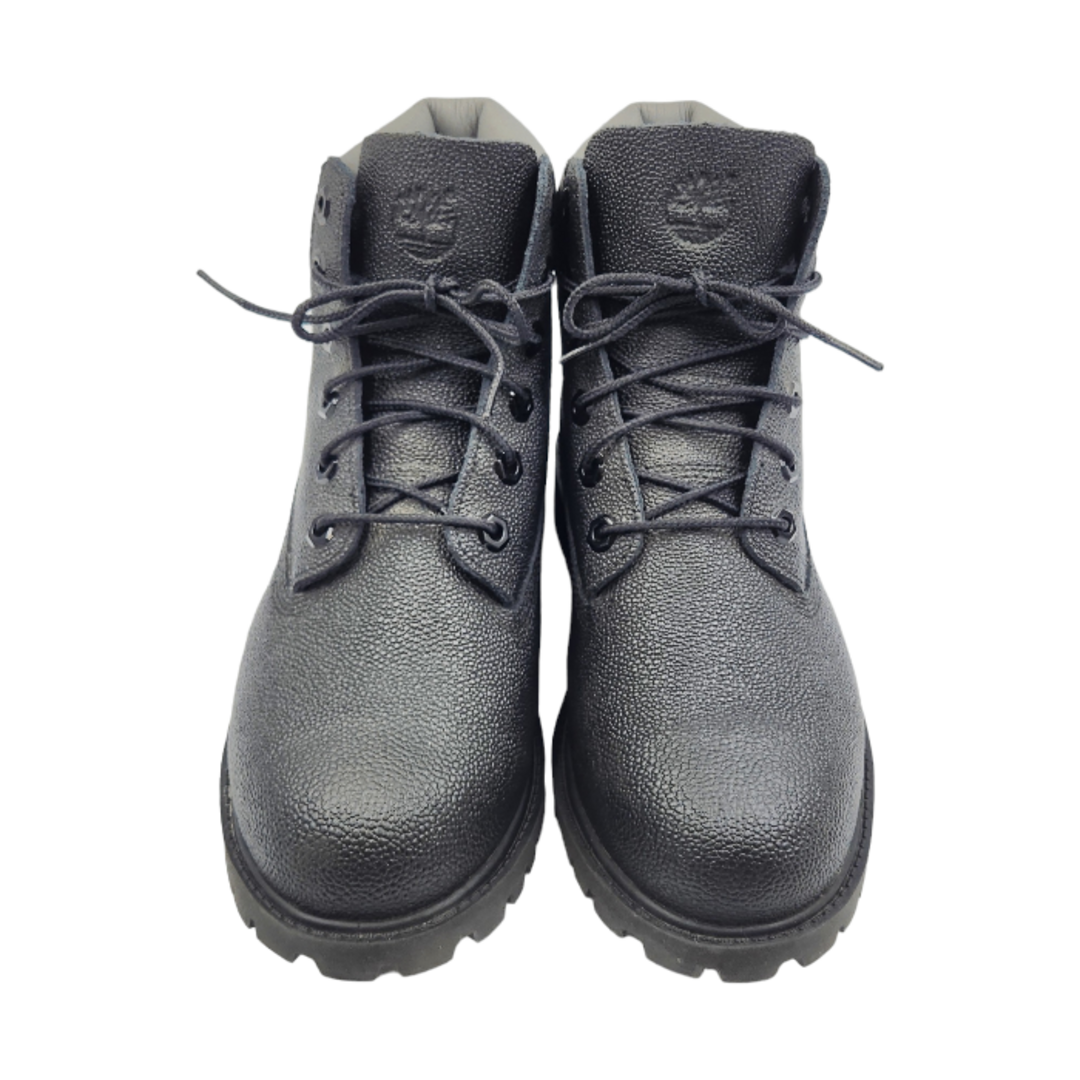 Timberland(ティンバーランド)のTimberland 6inch ワークブーツ ジュニア レディース WATERPROOF ブラック 24cm A1BA4 防水 レースアップ 中古 T1 レディースの靴/シューズ(ブーツ)の商品写真