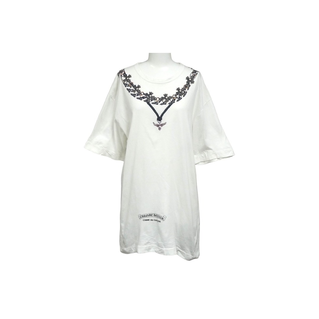 Chrome Hearts(クロムハーツ)のCHROME HEARTS クロムハーツ × COMME des GARCONS コムデギャルソン コラボ 半袖Ｔシャツ フォティマハリア L 美品 中古 60774 レディースのトップス(Tシャツ(半袖/袖なし))の商品写真