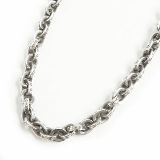 クロムハーツ(Chrome Hearts)の良品□CHROME HEARTS/クロムハーツ SV925×14K ペーパーチェーン ロゴ入り ネックレス/アクセサリー シルバー 20インチ 重量39.7g 袋付き(ネックレス)