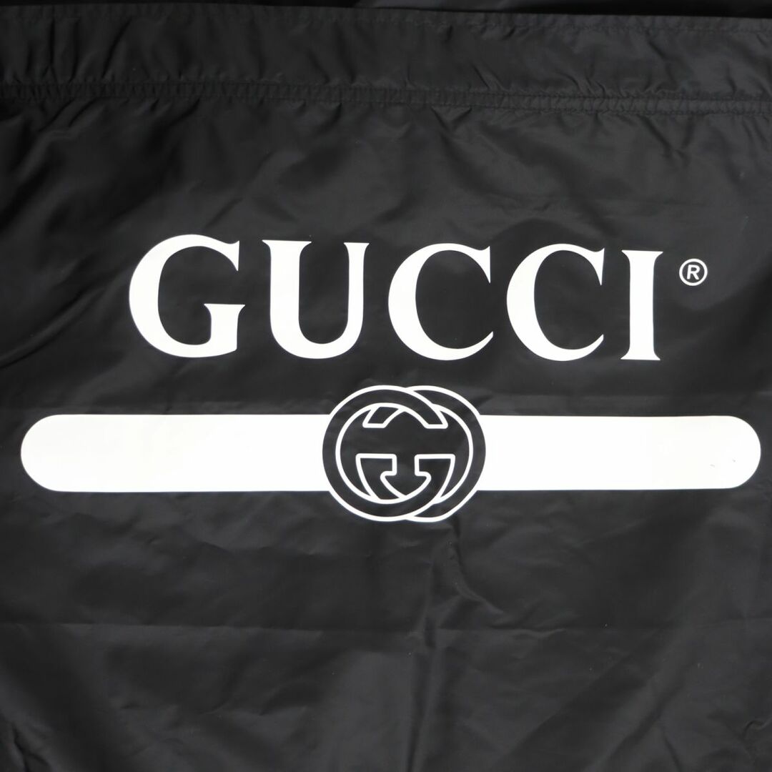 Gucci(グッチ)の未使用品◆GUCCI グッチ 626382 インターロッキングG ロゴプリント ナイロンコート/レインコート ブラック M メンズ 伊製 袋付き 正規品 メンズのジャケット/アウター(その他)の商品写真