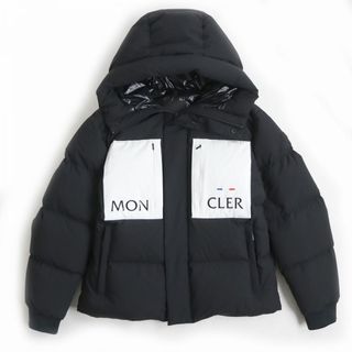 モンクレール(MONCLER)の極美品◆21-22AW MONCLER モンクレール AMBOISE アンボワーズ Wジップ フーデッド ダウンジャケット/ブルゾン ブラック 2 正規品 メンズ(ダウンジャケット)