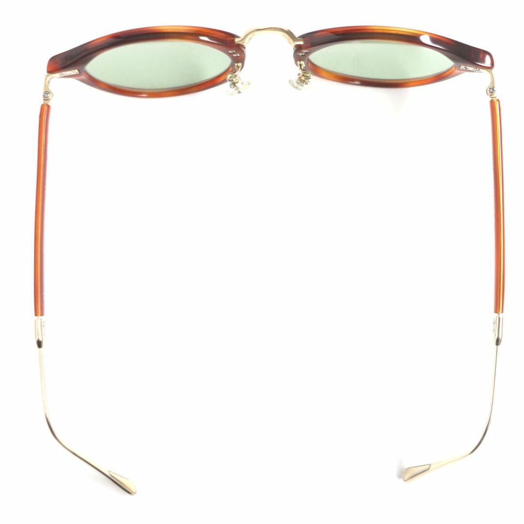 Oliver Peoples(オリバーピープルズ)の美品▼OLIVER PEOPLES WEST オリバーピープル OP-505 STINSON チタニウム マーブル柄 サングラス/アイウェア クリアブラウン 47□22-145 メンズのファッション小物(サングラス/メガネ)の商品写真